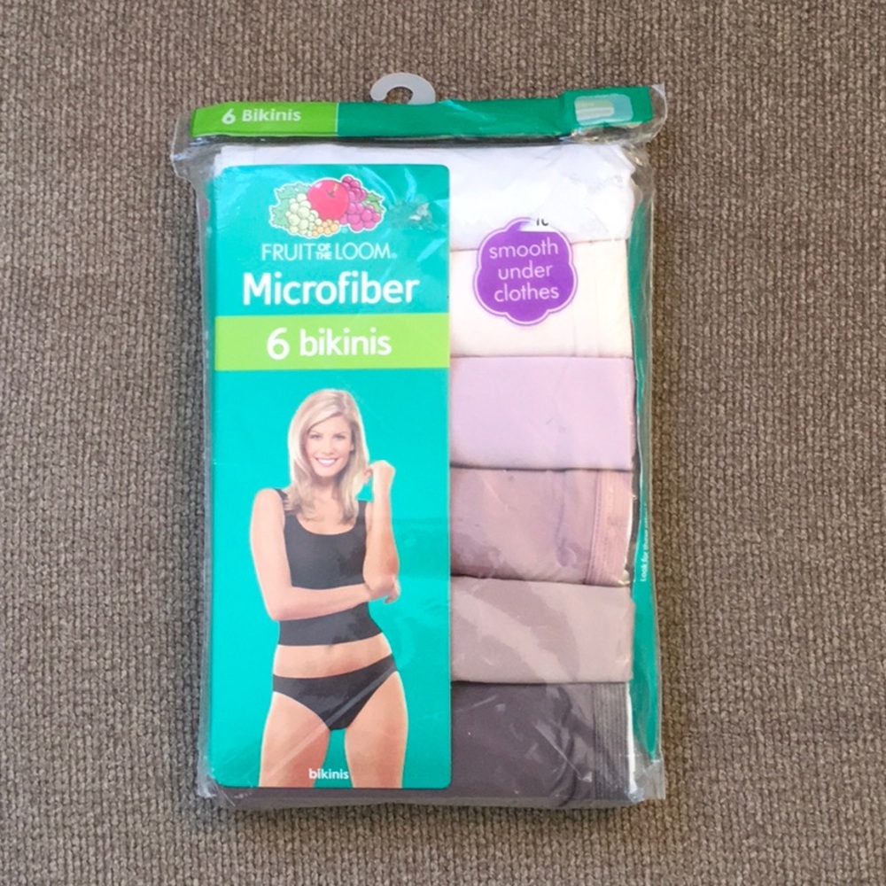 Bundle Me to Save! Fruit of the Loom Bikinis 6 Pk